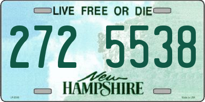 NH license plate 2725538