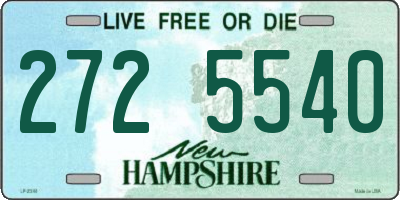 NH license plate 2725540