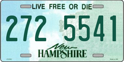 NH license plate 2725541