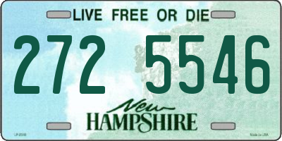 NH license plate 2725546