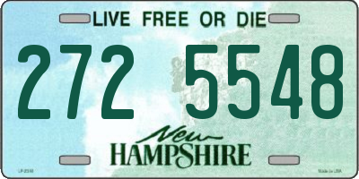 NH license plate 2725548