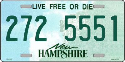 NH license plate 2725551