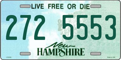 NH license plate 2725553