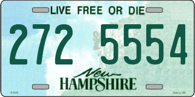 NH license plate 2725554