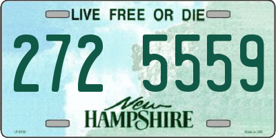 NH license plate 2725559