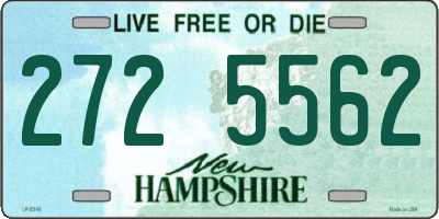 NH license plate 2725562