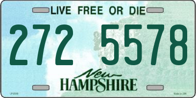 NH license plate 2725578