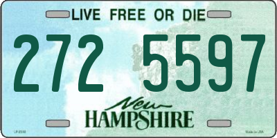 NH license plate 2725597