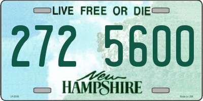 NH license plate 2725600