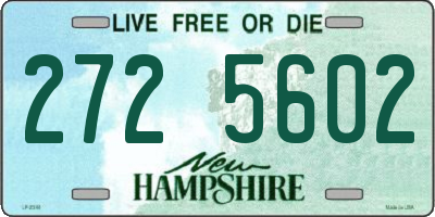 NH license plate 2725602