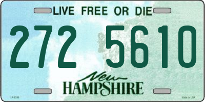 NH license plate 2725610