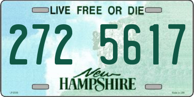 NH license plate 2725617