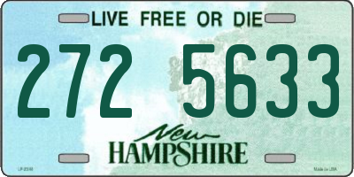 NH license plate 2725633