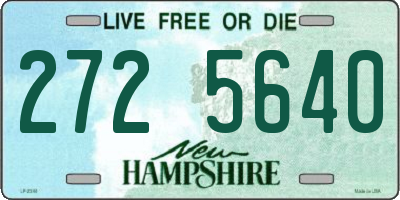 NH license plate 2725640