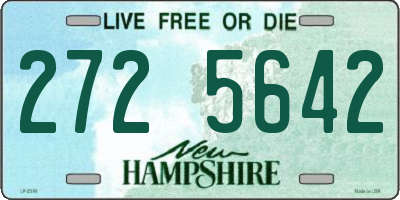 NH license plate 2725642