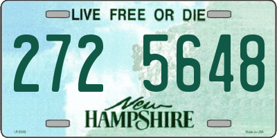 NH license plate 2725648