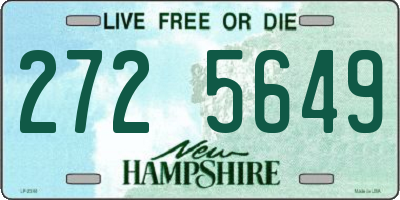 NH license plate 2725649