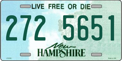 NH license plate 2725651