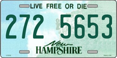 NH license plate 2725653