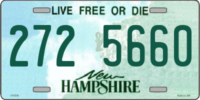NH license plate 2725660