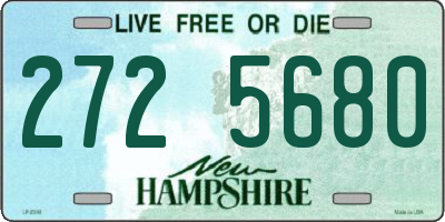 NH license plate 2725680