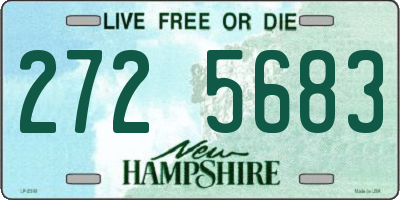 NH license plate 2725683