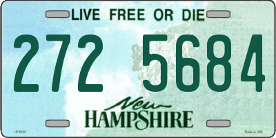 NH license plate 2725684