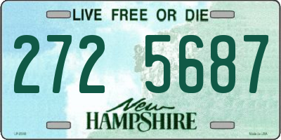 NH license plate 2725687