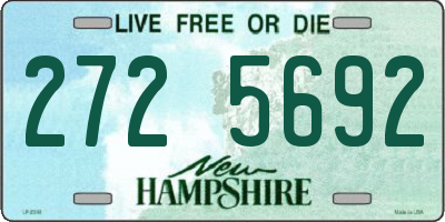 NH license plate 2725692
