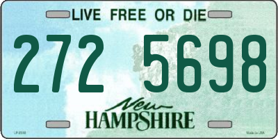 NH license plate 2725698