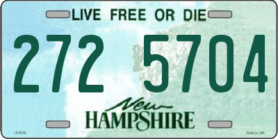 NH license plate 2725704
