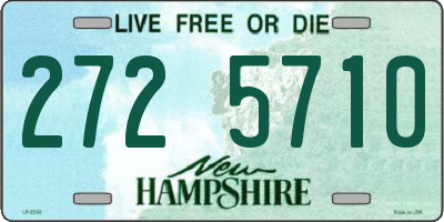 NH license plate 2725710