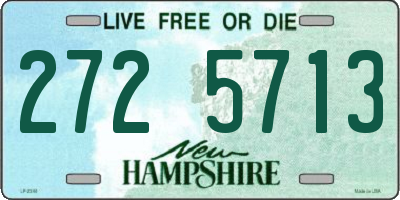 NH license plate 2725713