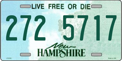 NH license plate 2725717