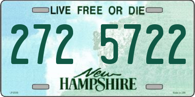 NH license plate 2725722