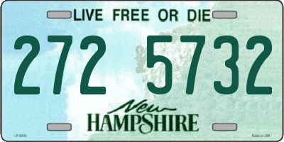 NH license plate 2725732