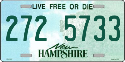 NH license plate 2725733