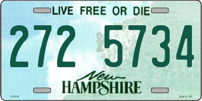 NH license plate 2725734