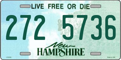 NH license plate 2725736