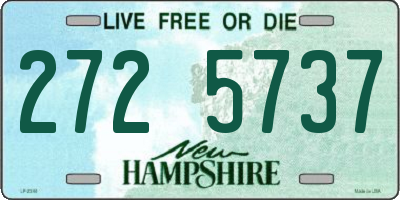 NH license plate 2725737