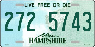 NH license plate 2725743