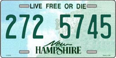 NH license plate 2725745