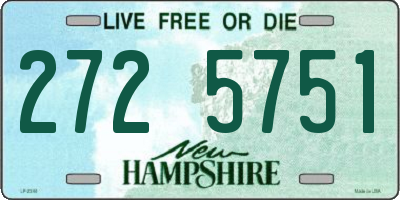 NH license plate 2725751