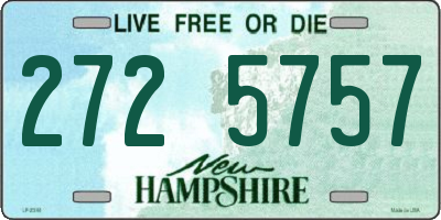 NH license plate 2725757