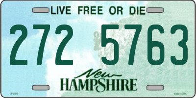 NH license plate 2725763