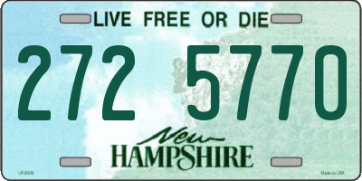 NH license plate 2725770
