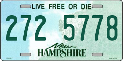 NH license plate 2725778