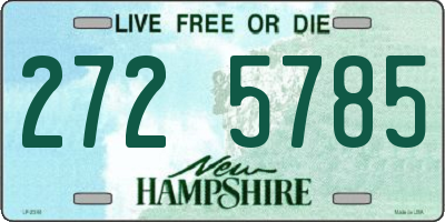 NH license plate 2725785