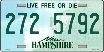 NH license plate 2725792