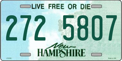NH license plate 2725807